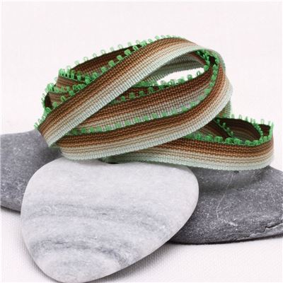 7mm Ombre Ribbon - Chocolate to Mint